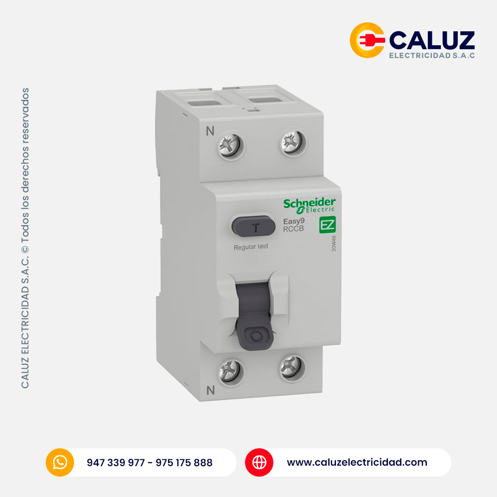 Interruptor Diferencial Easy9 2x63A