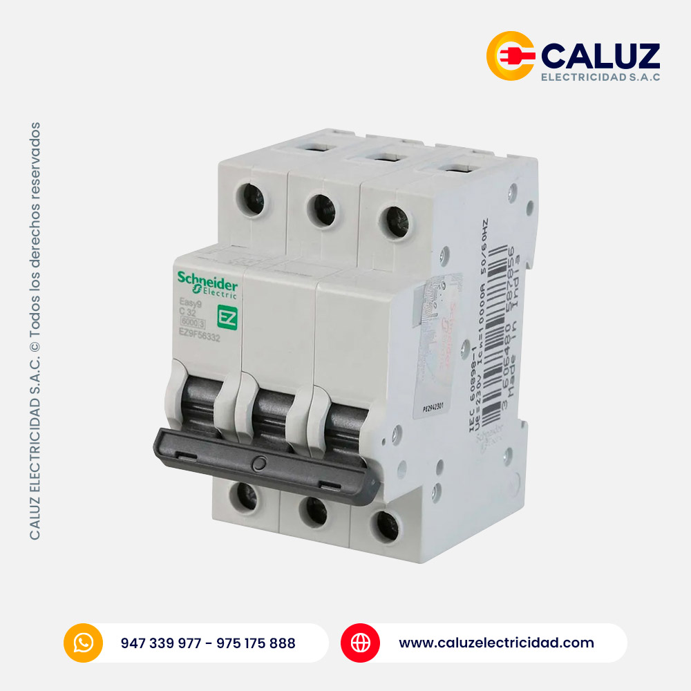 Interruptor Termomagnético Easy9 3x32A