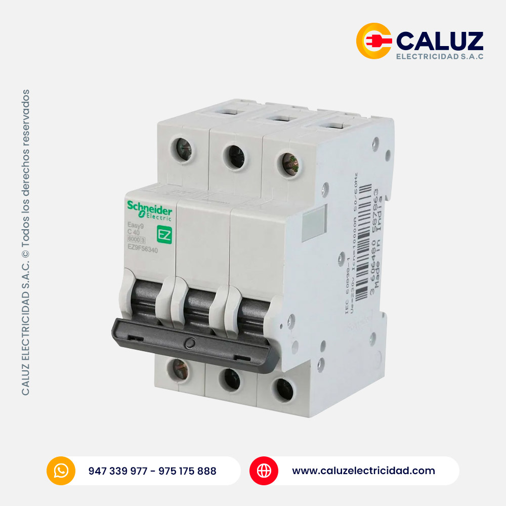Interruptor Termomagnético Easy9 3x40A
