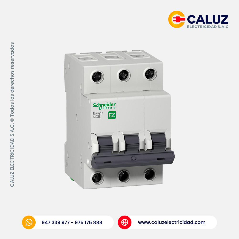 Interruptor Termomagnético Easy9 3x50A